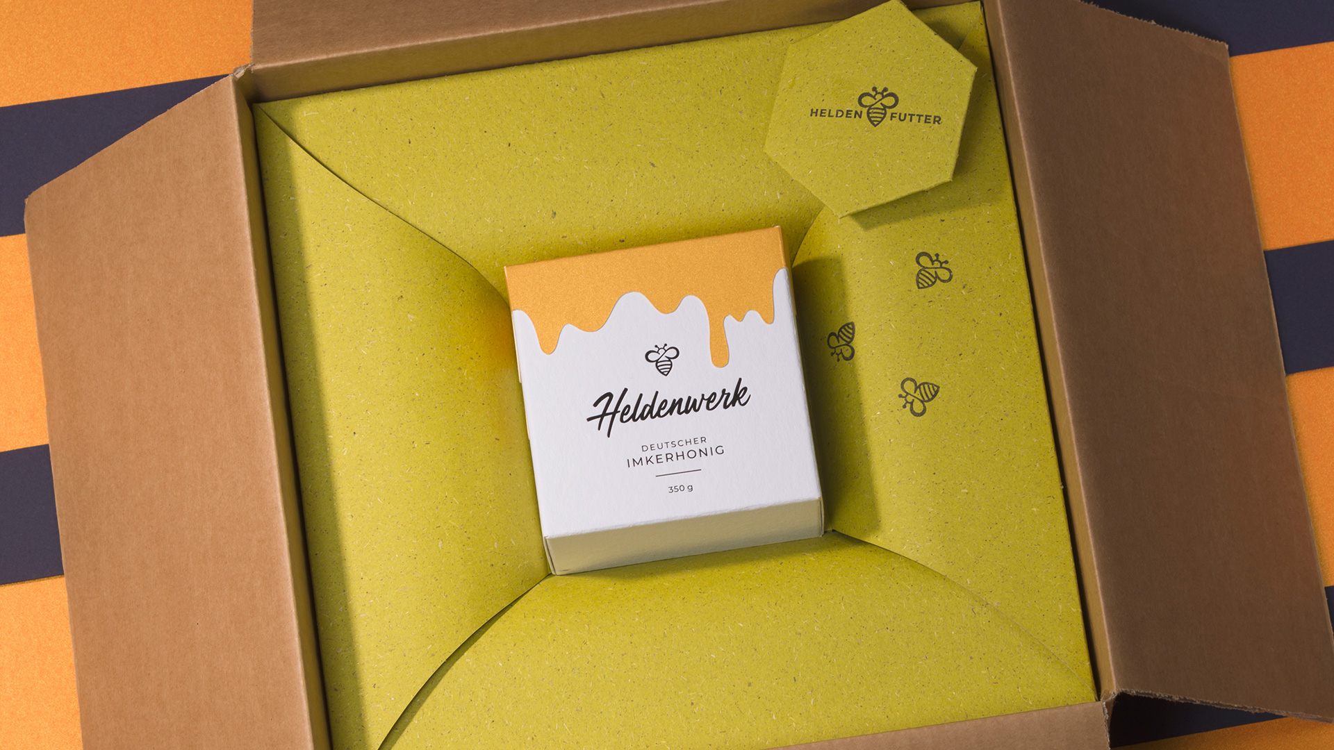 Sustainable gift box for honey