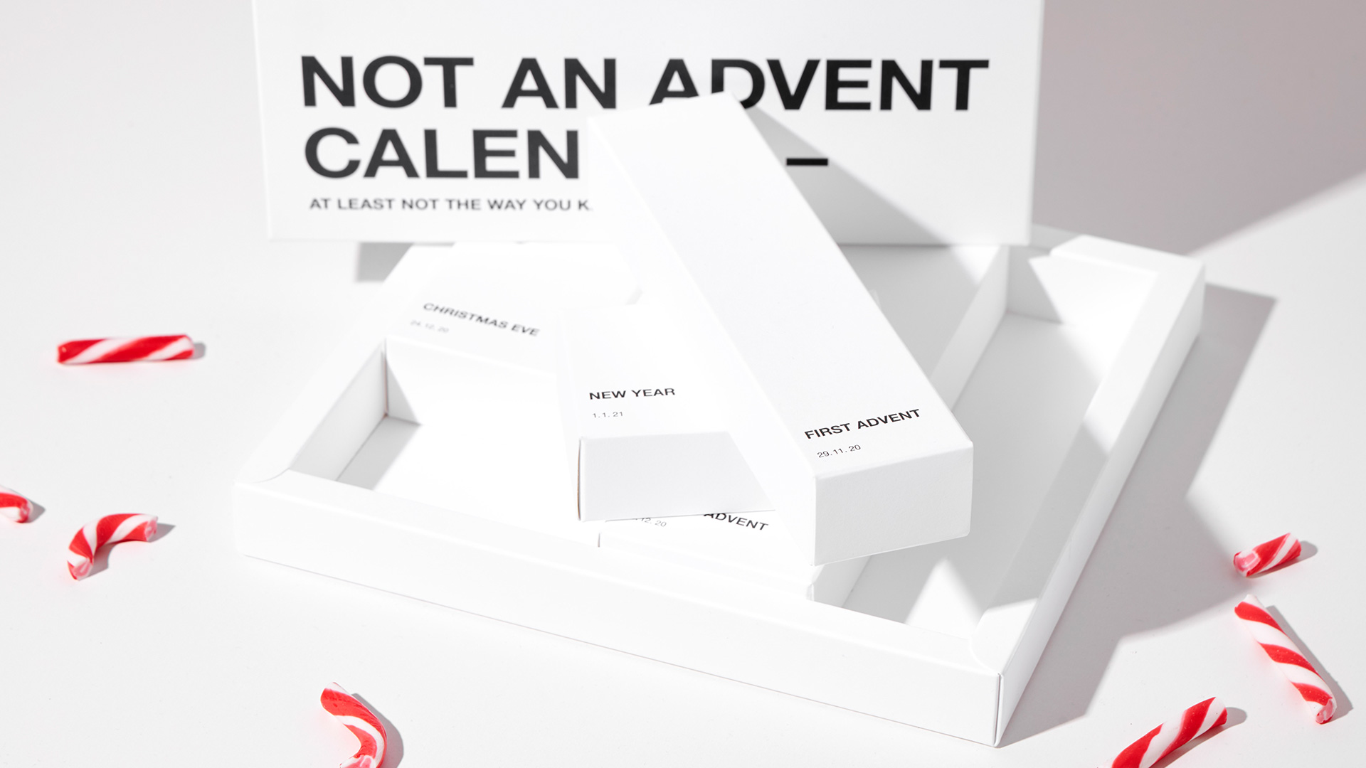 Stop the water while using me advtent calender made of sustainable paper