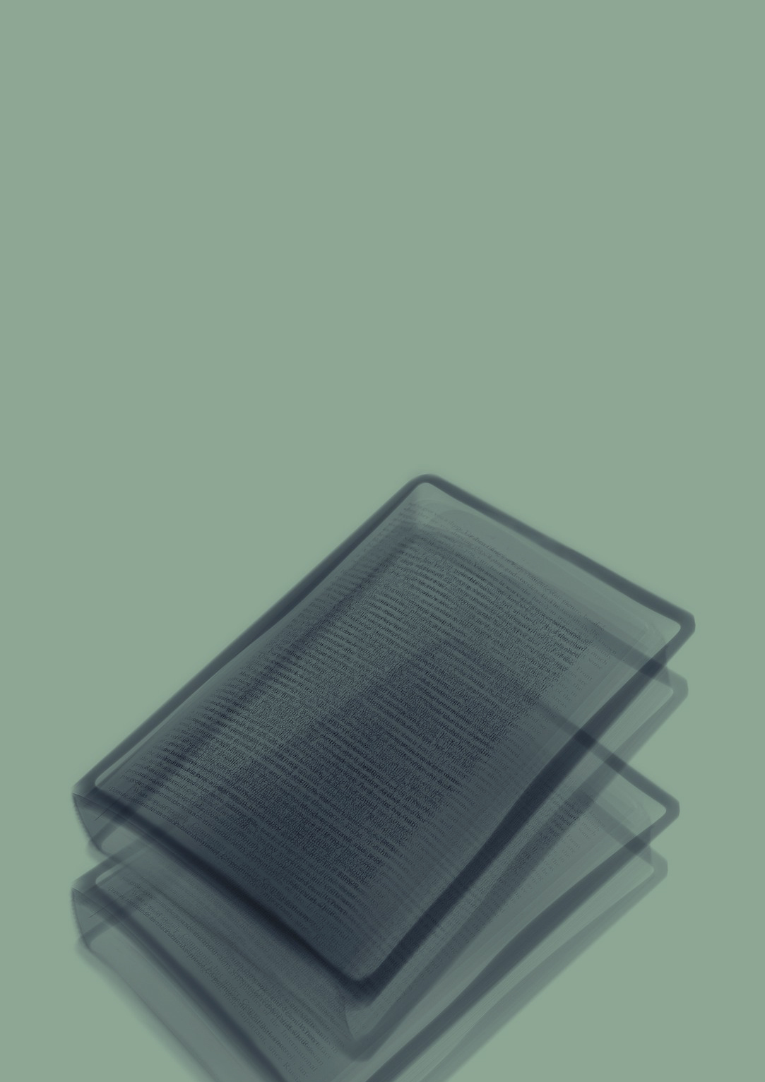 Bücher vor mintgrünem Hintergrund